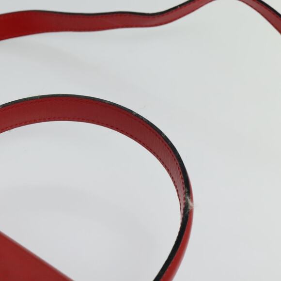 CELINE Hand Bag Leather Red Gold - Picture 8 of 13